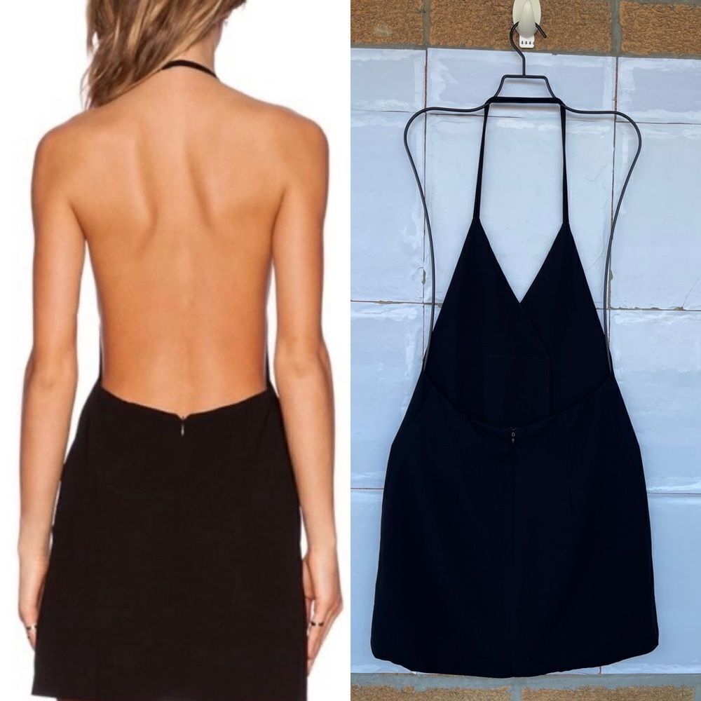 Solace London Michelle Mini Dress In Black Size 2 — image 3 of 8